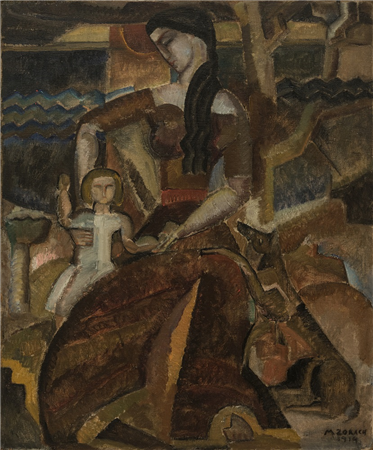 Marguerite Zorach, Mother and Child, 1919,  oil,  24 x 20 inches