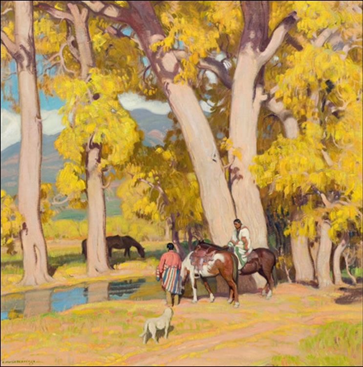 Ernest Martin Hennings : Streamside