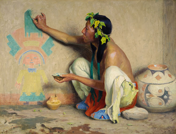 Eanger Irving Couse : Kachina Painter