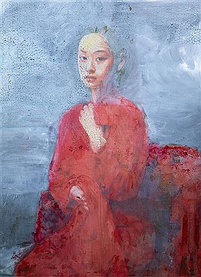 Didier Mahieu : Red woman, 2014