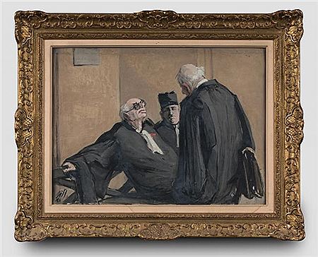 Claude Bils : Les Avocats, 1934?