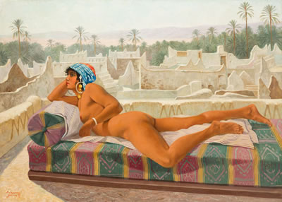 Aleksander Laszenko : Odalisque, 1937