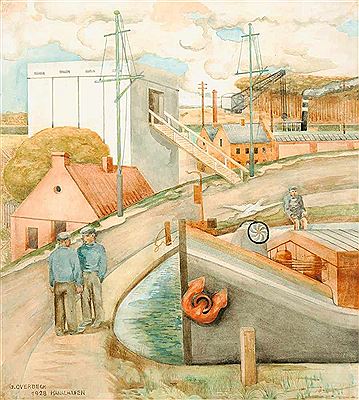 Gerta Overbeck-Schenk : Canal port