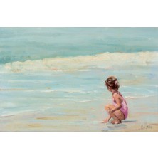 Alicia Grau : Niña en la playa