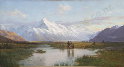 John Gibb : Mt Cook from Tasman Valley