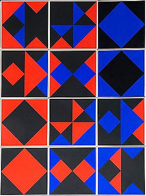 Manuel Quejido : 'Red, blue, black