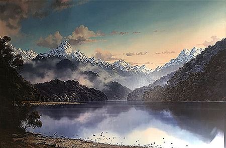 Tim Wilson : Morning Glow Lake Te Anau