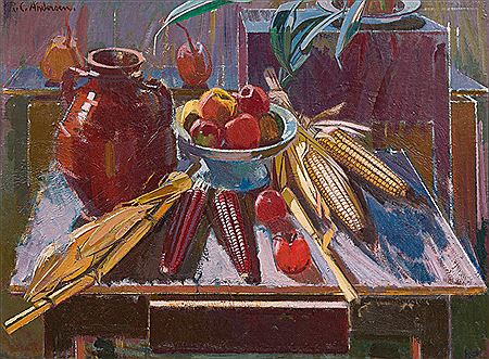 Robin Christian Andersen : Still life with corn