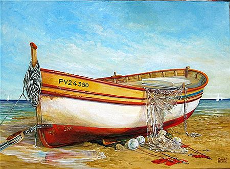 Ernest Riondel : Fishing Boat