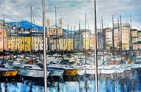 Monique Yenco Fusella : The old port of Bastia