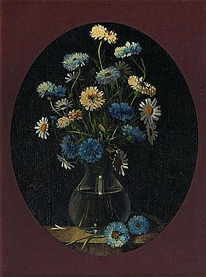 Bruno Cengarle : Vase of English Daisies