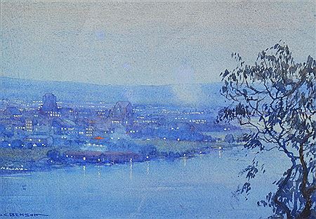 George Courtney Benson : Perth Skyline