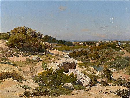 Theophile Decanis : Spring on the Hill