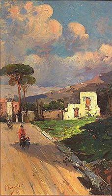 Salvatore Balsamo : SCORCIO COUNTRY WITH FIGURE