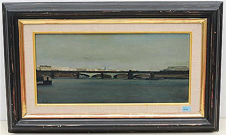 Jacques Fuchs : Brücke über die Themse, 1975