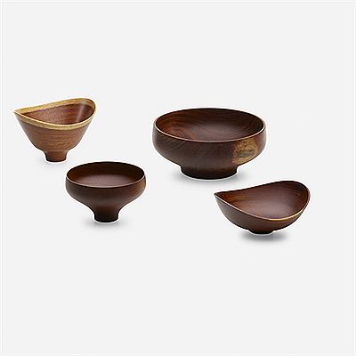 Bob Stocksdale : Collection of four bowls