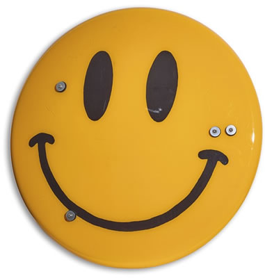 James Cauty : SMILEY RIOT SHIELD