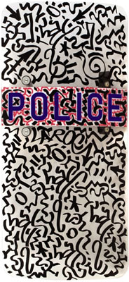 Angel Ortiz : POLICE SHIELD. 2010.