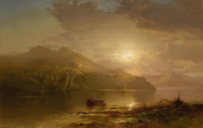 Arthur Parton : LAKE SCENE