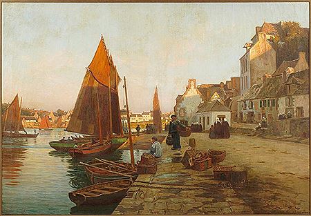 Paul Bellanger-Adhemar : A Breton Fishing Port