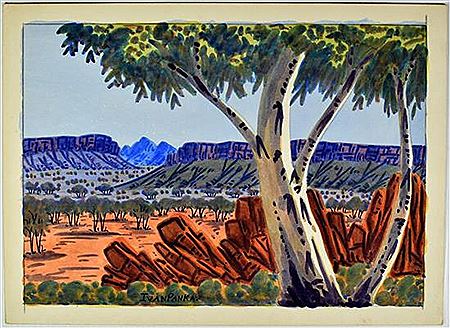 Ivan Panka : Ghost Gum, MacDonnell Ranges 1986