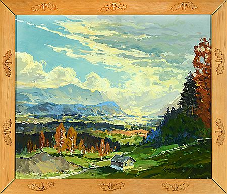 Karl Mayr : Weite Herbstlandschaft