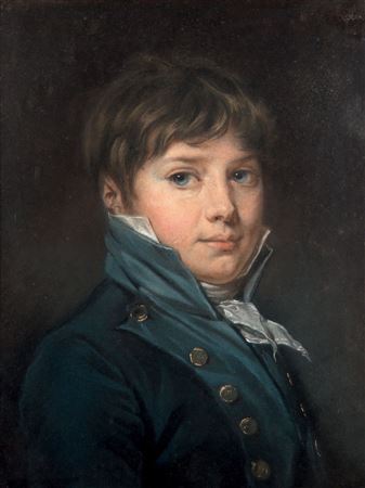 Claude-Jean Houin : Portrait of a young boy in drummer's outfit