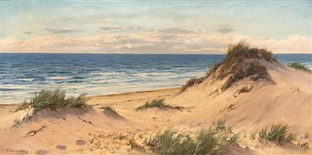 Waldemar Schlichting : Dunes on the Baltic Sea, East Prussia