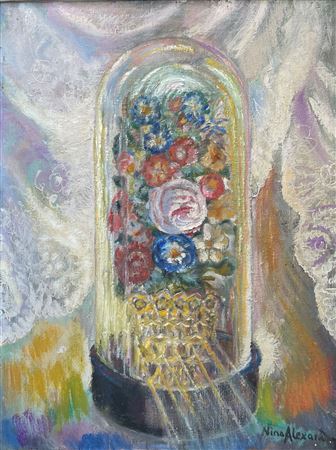 Nina Alexandrowicz : Flowers under glass