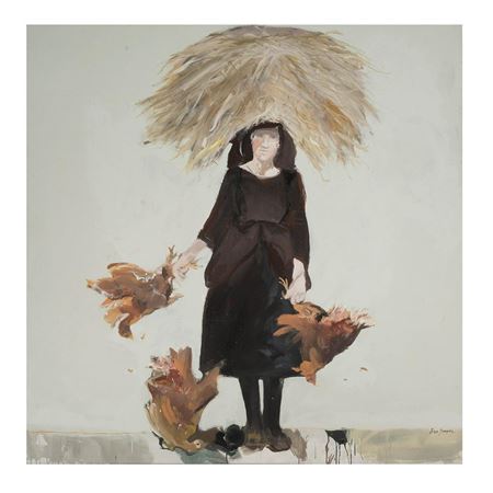 Ira Yeager : ''Woman with Chickens'', 1975