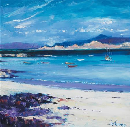 John Lowrie Morrison : High Summer at the Moorings, Isle of Iona