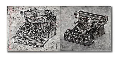 William Joseph Kentridge : Large Typewriters