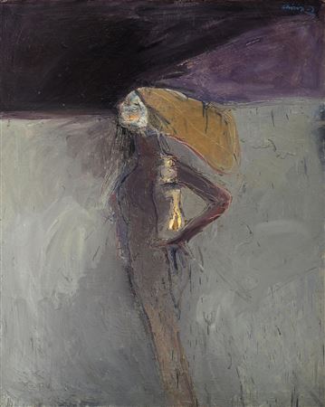 Nathan Joseph Roderick Oliveira : Standing Woman with Long Hair, 1959