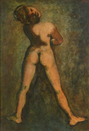 Gilbero Filibeck : Nude from the back