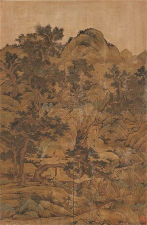 Mao Sheng : Scholar Leaning against a Pine Tree