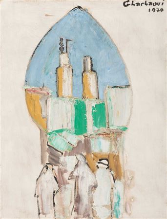 Jilali Gharbaoui : COMPOSITION, 1970