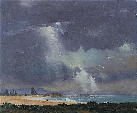 Allan Waite : 'Gathering Storm, Shell Harbour'