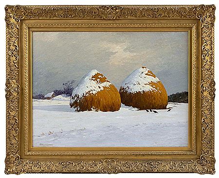 George Harvey : 'Winter in Annisquam'.