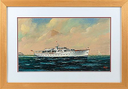 Joe Selby : Portrait of the motor yacht Wilmar