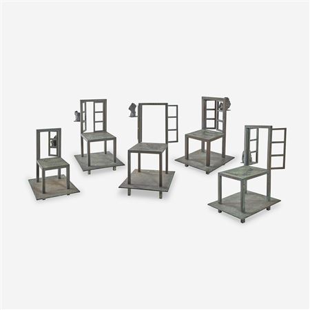 Bucky Schwartz : Five Chairs with Poems, 1994