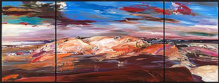 John Hartman : Storm Bound, Mink Islands (Triptych)