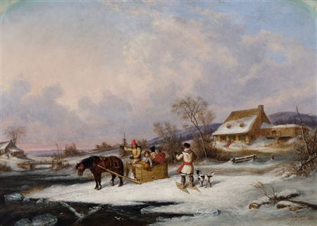 Cornelius David Krieghoff : Quebec Farm