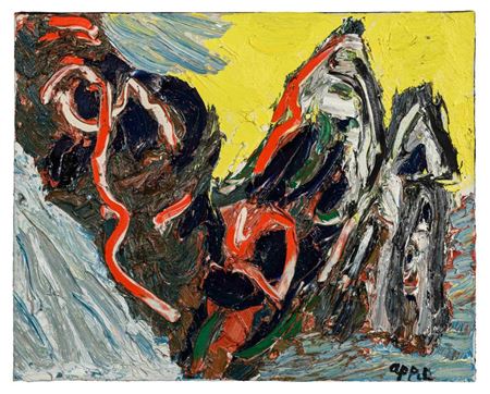 Karl (Carl) Appel : Personage in Landscape, 1991