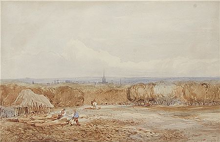 Robert Leman : A view of Norwich from the South-East