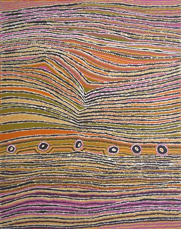 Liddy Walker Napanangka : Wanakiji Jukurrpa (Bush Tomato Dreaming) 2007