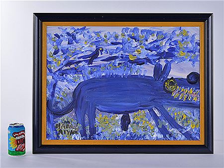 Alyne Harris : Blue dog