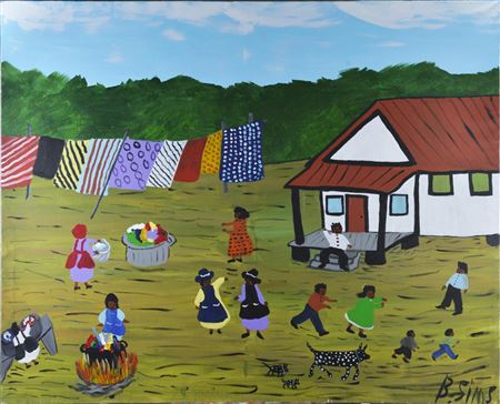 Bernice Johnson Sims : Painting Monumental Size