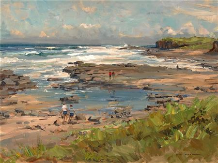 Gary Baker : Beach Scene