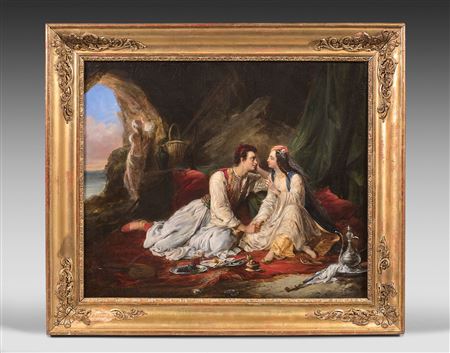 Alexandre Marie Colin : Don Juan and Haïdée