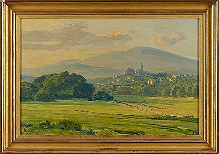 Fritz Wucherer : 'View of Kronberg'